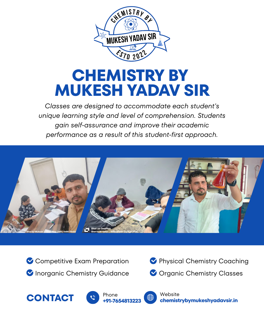 best Coaching for chemistry in uttam nagar